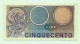 ITALIA - Billete 500 Lira - 1976 - Altri & Non Classificati