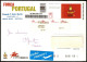 FOOTBALL - PORTOGALLO 2002 - CAMPIONATI MONDIALI DI CALCIO - STATIONERY - CARD RACCOMANDATA - M - 2002 – Südkorea / Japan