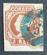 POR0001.U - Queen D. Maria II - 5 Reis Used Non Perforated Stamp - Portugal - 1853 - Oblitérés