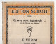 EDITION SCHOTT'S SOHNE,MAINZ,G. VERDI,LA DONNA E MOBILE,MUSIC SCORE,3 PAGES,25 X 32cm - Operaboeken