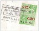 TP 485 Exposition Perforé / Perforatie AF "Avenir Familial" Sur Reçu Complet Avec Fiscal PERFORE Obl  Bruxelles étoile - 1934-51