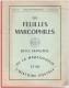 LES FEUILLES MARCOPHILES  - Publication Trimestrielle N°184  2ème Trimestre 1971 - Français (àpd. 1941)