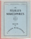 LES FEUILLES MARCOPHILES  - Publication Trimestrielle N°182   4ème Trimestre 1970 - Français (àpd. 1941)