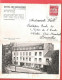 Carte Lettre Privée HOTEL NINGLINSPO à NONCEVEUX Aywaille Lawarrée 9 III 1949 Vers Neder Over Heembeek Belles Vues - 1948 Export
