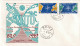 6 FDC OTAN NATO 1959  Luxembourg, Belgique, Turquie, Italie, Canada, US - OTAN