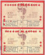 2 Cartes De Tram Valables Jusqu'en Février 1954 Avec Pub COTE D'OR Le Bon Chocolat Belge - Fatiguées - Europe