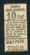 Ticket De Tramway Bueno-Aires Début XXe "Tramway Anglo-Argentino - 10 Cents" Billet Tram Argentine - Monde