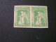 GREECE 1917 Provisional Goverment Issue 5λ Imperforate Pair On Watermarked Paper MLH.. - Unused Stamps