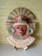 Aztec Eagle Warrior Ceramic Wall Mask - Arte Precolombino Y Amerindio