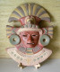 Aztec Eagle Warrior Ceramic Wall Mask - Präkolumbianische & Amerikanische Ureinwohner-Kunst