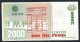 COLOMBIA P445c 2000 PESOS  6.1.1998      FINE  NO P.h. - Colombia