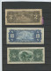 COSTA RICA LOT 3 BANKS NOTES - Costa Rica