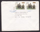 Zaire: Cover To Netherlands, 1990s, 2 Stamps, Elephant, National Park, Value Overprint, Inflation (minor Damage) - Storia Postale