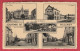 Halanzy - Souvenir D'... - Carte Multivues, Avec Gare, Grand'Place, Etc ... -1954 ( Voir Verso ) - Aubange