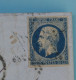 BT10 FRANCE   BELLE LETTRE   1856 ETOILE DE PARIS A LYON  +N°14+ AFFRANCH INTERESSANT - 1853-1860 Napoléon III.