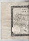 Diplôme Bachelier Lettres Michaud Belley Lyon 1887 - Diploma's En Schoolrapporten