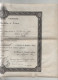 Diplôme Bachelier Lettres Michaud Belley Lyon 1887 - Diploma & School Reports