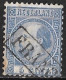 Blauw Haaltje Voor De 5 In 1867 Koning Willem III 5 Cent Blauw Type II NVPH 7 II A - Variétés Et Curiosités