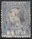 Open Linker Onderhoek In 1867 Koning Willem III 5 Cent Blauw Type II NVPH 7 - Plaatfouten En Curiosa