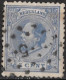 Gebroken E Van CEnt In 1872 Koning Willem III 5 Cent Blauw NVPH 19 D - Variétés Et Curiosités