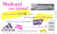 Latvia:Used Phonecard, Lattelekom, 3 Lati, Adidas Advertising, Lottery - Letonia