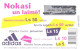 Latvia:Used Phonecard, Lattelekom, 3 Lati, Adidas Advertising, Lottery - Lettonie