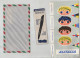 DC8 Jet Alitalia Caravelle Enveloppe Neuve Vocabulaire Sachet Pour Stylo Porte Documents - Non Classés