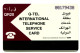 Qatar  Q-TEL QR20 International Telephone - Qatar