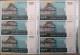 Madagascar - Lot 6 X 10000 Ariary (50.000 Francs) P. 92c - AUNC Conditions - Consecutive Numbers From Bundle!! - Madagascar