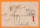 Circa 1830 - Bande De Journal De Belgique Vers Lille, France - Entrée Pays Bas Par LILLE - Taxe 6 - LPB2R - 1815-1830 (Holländische Periode)