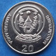 RWANDA - 20 Francs 2009 "tea Plant" KM# 35 Republic (1962) - Edelweiss Coins - Rwanda