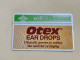 United Kingdom-(btm-030)-OTEX EAR DROPS-(35)(20units)(520C09961)-price Cataloge MINT-15.00£+1card Prepiad Free - BT Emissions Médicales