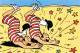 23-P-FO : 3267  : CARTE ILLUSTREE  LES DUPONT TINTIN - Hergé