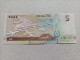 Billete De Fiji De 5 Dólares, Año 2002, UNC - Fidschi