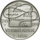 REPUBBLICA  1999  VITTORIO ALFIERI  Lire 1000 AG - Conmemorativas