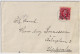 SUÈDE / SWEDEN - 1910 (Nov 14) 10ö Red Facit 54 On Cover From "VESTERÅS" To UPPSALA - Storia Postale