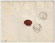 SUÈDE / SWEDEN - 1891 (Aug 3) 2x10ö Red Facit 54 On Cover From "GRIMSLÖF" To Stockholm - Cartas & Documentos