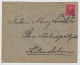 SUÈDE / SWEDEN - 1904 10ö Red Facit 54 On 2 Covers -  ANGBATS PXP. N°2 Type 1 Steamship Date Stamps To Stockholm - Storia Postale