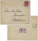 SUÈDE / SWEDEN - 1905 (Jan 2) 10ö Red Facit 54 +Tuberculosis Charity Label On Cover From LUND To Stockholm - Covers & Documents