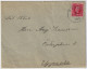 SUÈDE / SWEDEN - 1910 (Apr 11) 10ö Red Facit 54 On Cover From SALA To UPPSALA - Storia Postale