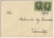 SUÈDE / SWEDEN - 1909 (Jun 8) 2x 5ö Green Facit 52 Used "VESTERÅS" On Cover To Varmsätra - Cartas & Documentos