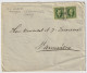 SUÈDE / SWEDEN - 1908 (Jul 18) 2x 5ö Green Facit 52 On Cover From VÄRMLANDS SÄBY To VARMSÄTRA - Cartas & Documentos