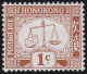 Hong Kong     .    SG    .    D 1  (2 Scans)  .  1923-56    .  Mult Script CA      .    *   .    Mint-hinged - Timbres-taxe