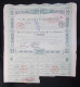 Action De 500, Cinq Cent Francs, Société Des Affréteurs Réunis, Paris 1917 - Transportmiddelen