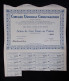 Action De 100, Cent Francs, Compagnie Universelle Cinématographique, Paris 1924 - Cinema & Teatro