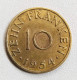 Allemagne. 10 Franken Saarland 1954 - Andere & Zonder Classificatie