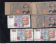 Lot De 11 Billets ( Italie , France , Colombie , Pologne) - Mezclas - Billetes