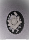 Broche En Laiton Et Camée Représentant Une Rose - Brooches