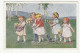 Die Marienkönigin - Group Of Children With A Dog Old Postcard Posted 1944 Salzwedel B230601 - Groupes D'enfants & Familles