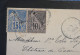 C LA REUNION BELLE LETTRE RARE 1893 PAQUEBOT ST DENIS AU CHATEAU LA TRESNE FRANCE+SURCHARGES N°21 22+ AFFRANCH. PLAISANT - Cartas & Documentos